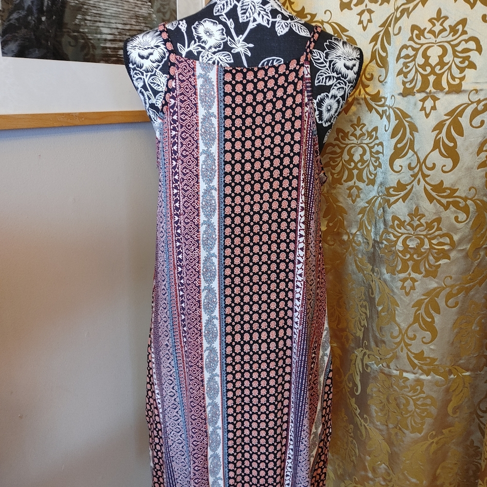 NWT  Mixed pattern spring summer dress medium - Picture 5 of 12